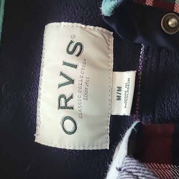 Orvis Red and Blue Shacket Classic Style - Picture 2 of 8